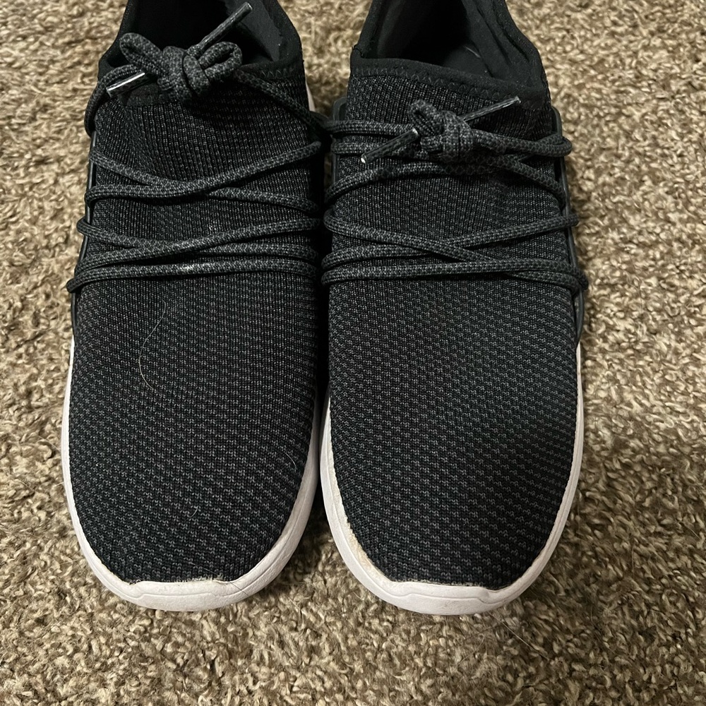 Vessi Black Sneakers Lightweight Slip-On Design waterproof